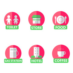 vector illustration of flat icon design