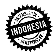 Assembled in Indonesia rubber stamp. Grunge design with dust scratches. Effects can be easily removed for a clean, crisp look. Color is easily changed.