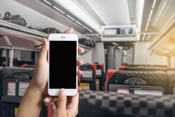 high speed train's,speed test with smartphone.
