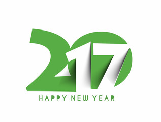 Happy new year 2017, Vector illustration