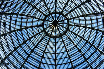 Glass dome in a Italian train station