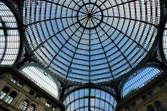 Glass Cupola In A Italian Train Station