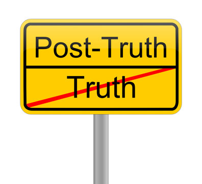 Post-Truth sign