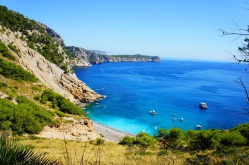 Bay in Mallorca, island in Spain