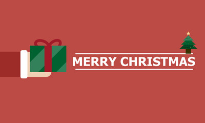 vector illustration of merry christmas concept