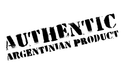 Authentic argentinian product stamp. Grunge design with dust scratches. Effects can be easily removed for a clean, crisp look. Color is easily changed.