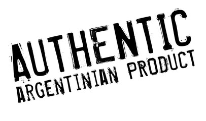Authentic argentinian product stamp. Grunge design with dust scratches. Effects can be easily removed for a clean, crisp look. Color is easily changed.