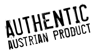 Authentic austrian product stamp. Grunge design with dust scratches. Effects can be easily removed for a clean, crisp look. Color is easily changed.