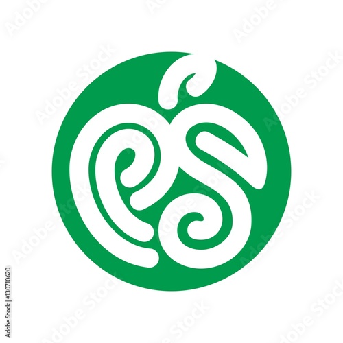 a for apple shape