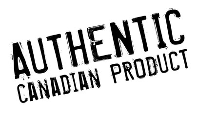 Authentic canadian product stamp. Grunge design with dust scratches. Effects can be easily removed for a clean, crisp look. Color is easily changed.