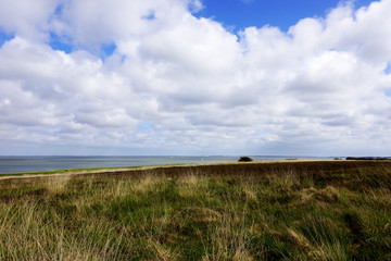 Fototapeta premium Sailboats on Sylt Wadden Sea / Germany