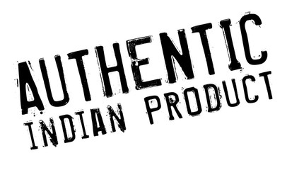 Authentic indian product stamp. Grunge design with dust scratches. Effects can be easily removed for a clean, crisp look. Color is easily changed.