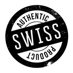 Authentic swiss product stamp. Grunge design with dust scratches. Effects can be easily removed for a clean, crisp look. Color is easily changed.