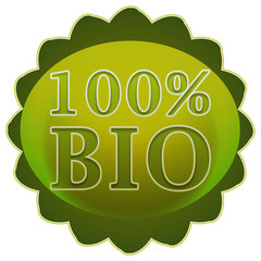 Bio label or badge