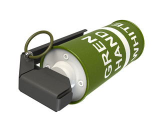 3D model of a military smoke hand-grenade
