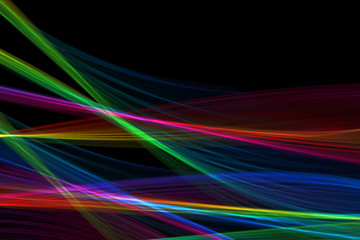 Painting glowing colorful for background.