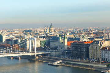 Obraz premium Beautfiul view of Budapest