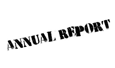 Annual Report rubber stamp