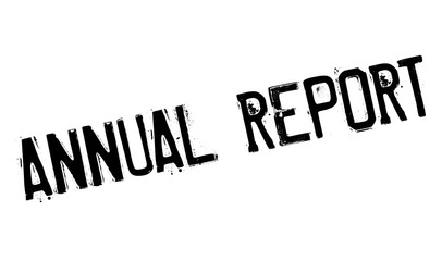 Annual Report rubber stamp