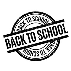 Back To School rubber stamp