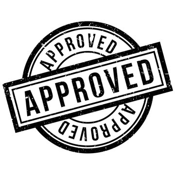 Approved rubber stamp. Grunge design with dust scratches. Effects can be easily removed for a clean, crisp look. Color is easily changed.