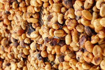 Close up of coffee beans for background