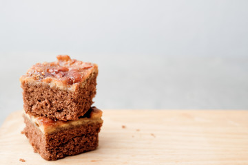 Toffee cake, Toffee Cashew nut with caramel cake