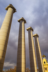 Josep Puig i Cadafalch square in Montjuic