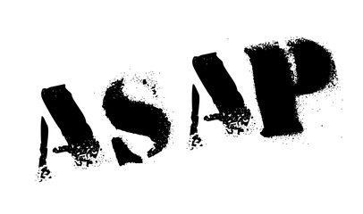 Asap rubber stamp