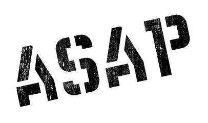 Asap rubber stamp
