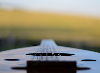 strings of the guitar 