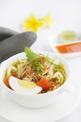 Asian style noodle soup
