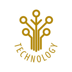 Technology vector logo