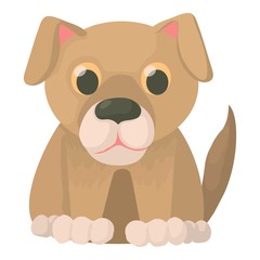 Fototapeta premium Dog icon. Cartoon illustration of dog vector icon for web