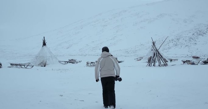 A restless photographer taking photo and discovering new tribes in Yamal. Shot on Red Epic 4k