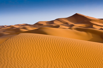 Fototapeta na wymiar Desert at Hassi Labiad near Merzouga