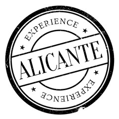 Alicante stamp rubber grunge