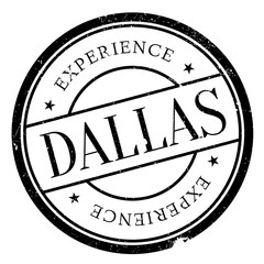 Dallas stamp rubber grunge