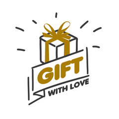 vector logo gift