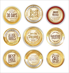Luxury retro badge and labels collection