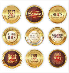 Luxury retro badge and labels collection