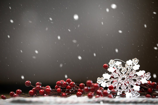 Christmas snowflake decoration 