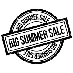 Big Summer Sale rubber stamp. Grunge design with dust scratches. Effects can be easily removed for a clean, crisp look. Color is easily changed.