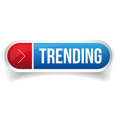 Trending button vector