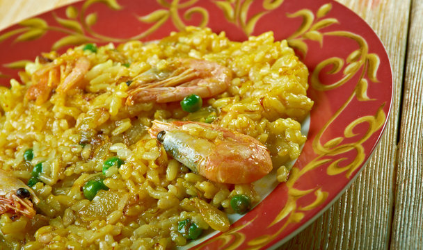 Egyptian seafood rice