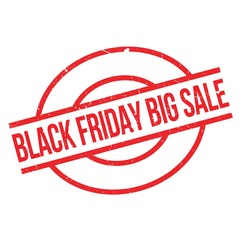 Black Friday Big Sale rubber stamp. Grunge design with dust scratches. Effects can be easily removed for a clean, crisp look. Color is easily changed.