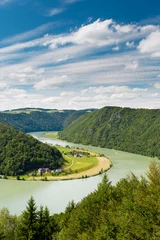Zelfklevend Fotobehang Danube river  © ttinu