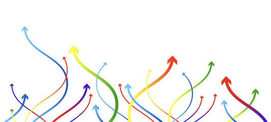 frecce, direzione, onde, successo