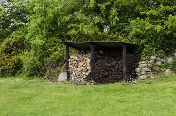 Holz und Torf