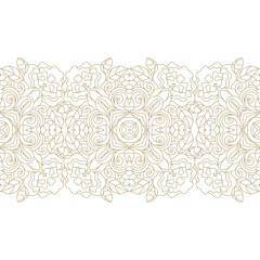 Seamless pattern with  floral  elements
